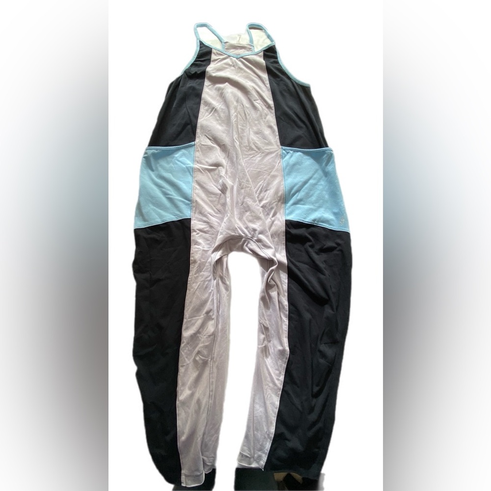 FP Movement Colorblock Hot Shot Onesie Gray Black Blue Medium - Picture 8 of 16